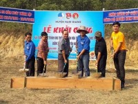 Tuổi trẻ Nam Giang đồng hành với địa phương trong xây dựng Nông thôn mới